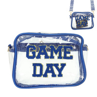 "GAME DAY" TRANSPARENT CROSSBODY BAG